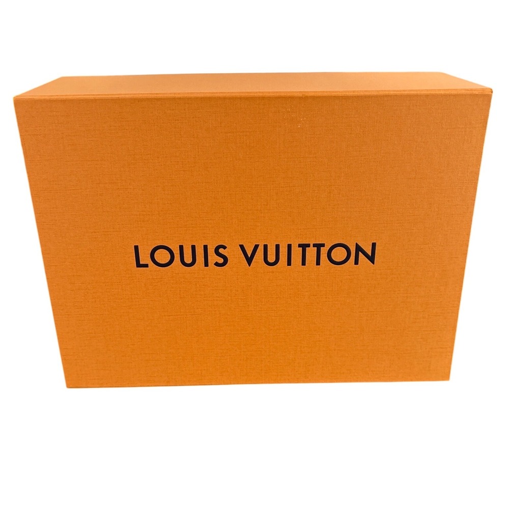 Louis Vuitton Medium Saffron Orange Storage Box 14x10x5 Pull-Tab Flap
